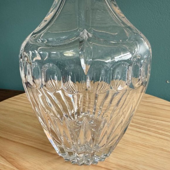 Vintage Crystal Decanter With Stopper Bohemia Czech Republic Elegant Cut Thumbpr - Picture 5 of 10